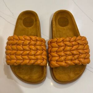 Chloe Kacey Braided Slide 37 NEW